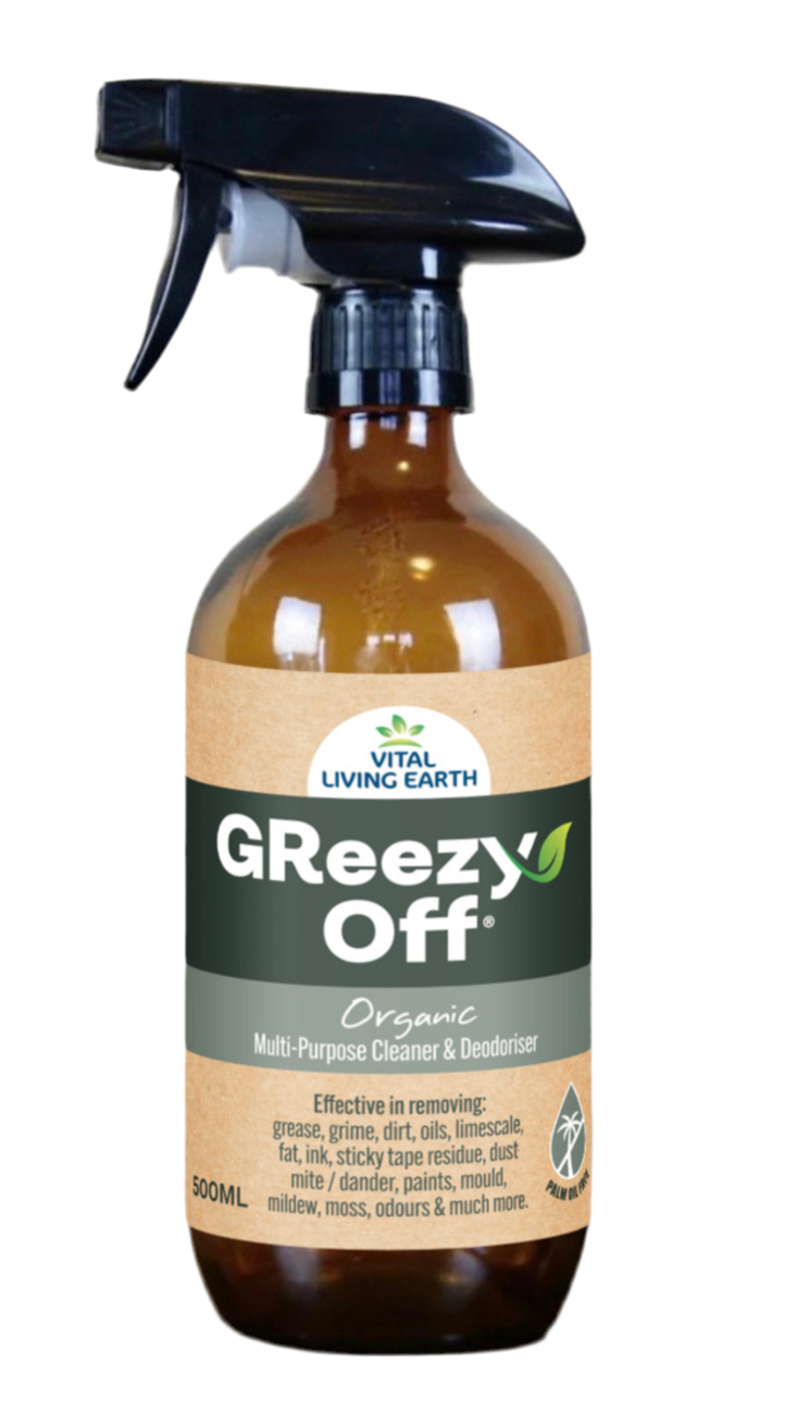 GReezy Off®️ 100% ORGANIC Multi-Purpose Cleaner & Deodoriser 500ml (1 x Unit)