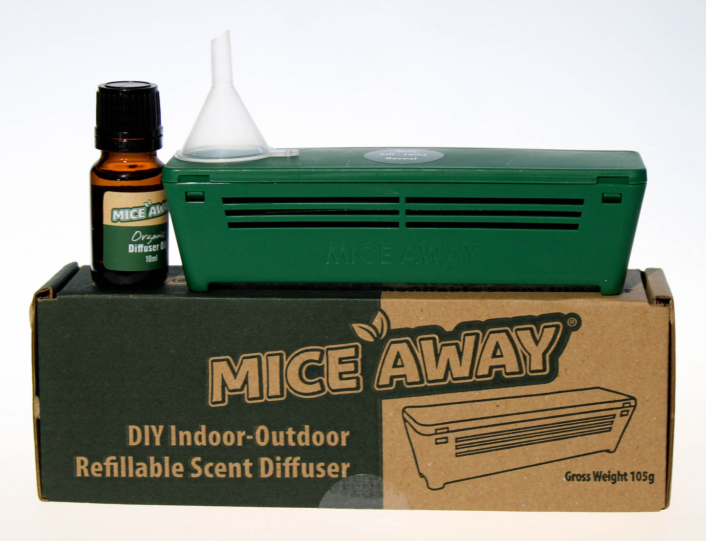 I) 6 Pack Mice Away® 2in1 DIY Refillable Indoor-Outdoor Organic Mice & Rat Repellent & Room Scent Diffuser.                                   FREE DELIVERY AUSTRALIA WIDE
