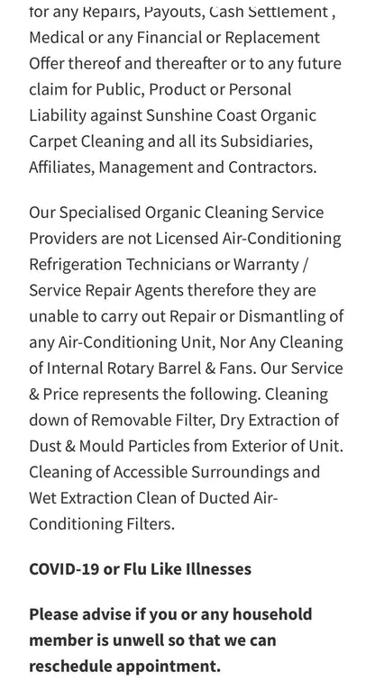 Vital Living Earth Organic Carpet & Air-Conditioning Cleaning                                                       BOOK NOW 0407 933 080 (Sydney)