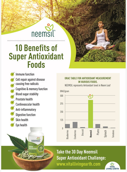 O) Neemsil® Super Antioxidant 60 x Capsules FREE DELIVERY AUSTRALIA WIDE