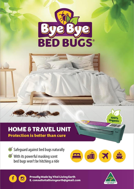 L) Bye Bye Bed Bugs® Organic Travel Unit (1xUnit)