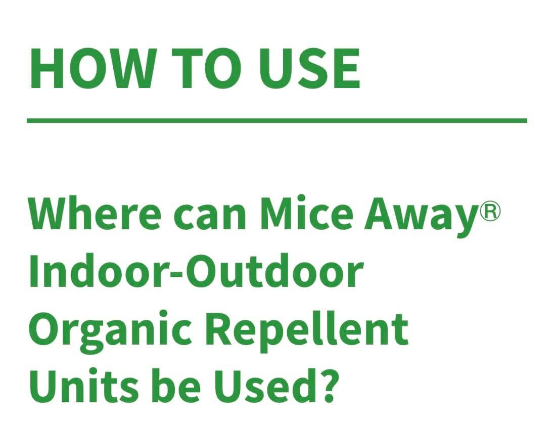 L) 18 Pack Mice Away® 2in1 DIY Refillable Indoor-Outdoor Organic Mice & Rat Repellent & Room Scent Diffuser.                           FREE DELIVERY AUSTRALIA WIDE