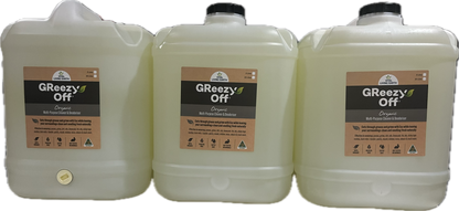 G) 20 Litre GReezy Off® 100% Organic Multi-Purpose Natural Antibacterial Cleaner & Deodoriser (Makes 40 Litres Diluted 1:1) FREE DELIVERY AUSTRALIA WIDE