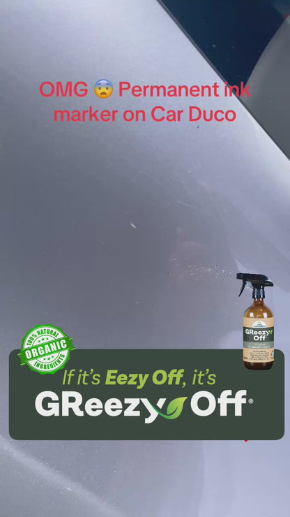 A) (1 x Bottle) GReezy Off® 100% ORGANIC Multi-Purpose Natural Antibacterial Cleaner & Deodoriser 500ml Concentrate / 1 Litre when Diluted 1:1