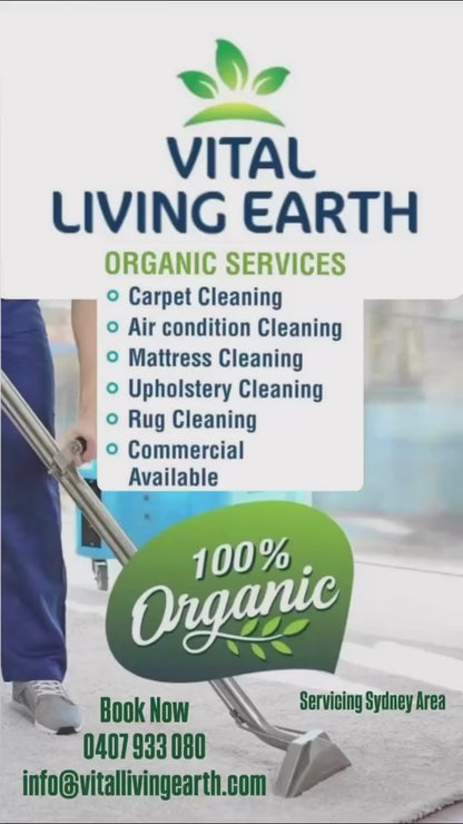 Sydney’s Exclusive 100% Organic Specialised Service Provider.             BOOK NOW
Call: 0407 933 080                 Email: info@vitallivingearth.com